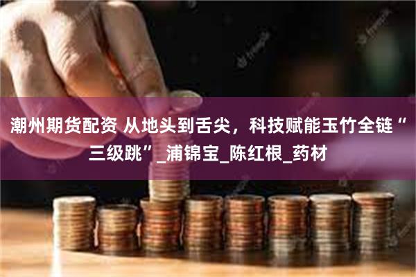 潮州期货配资 从地头到舌尖，科技赋能玉竹全链“三级跳”_浦锦宝_陈红根_药材